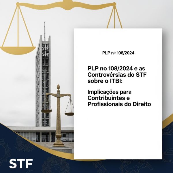 PLP nº 108/2024 e as Controvérsias do STF sobre o ITBI: Implicações para Contribuintes e Profissionais do Direito