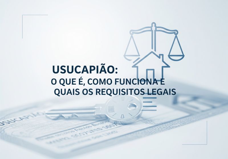 Usucapião: O que é, como funciona e quais os requisitos legais