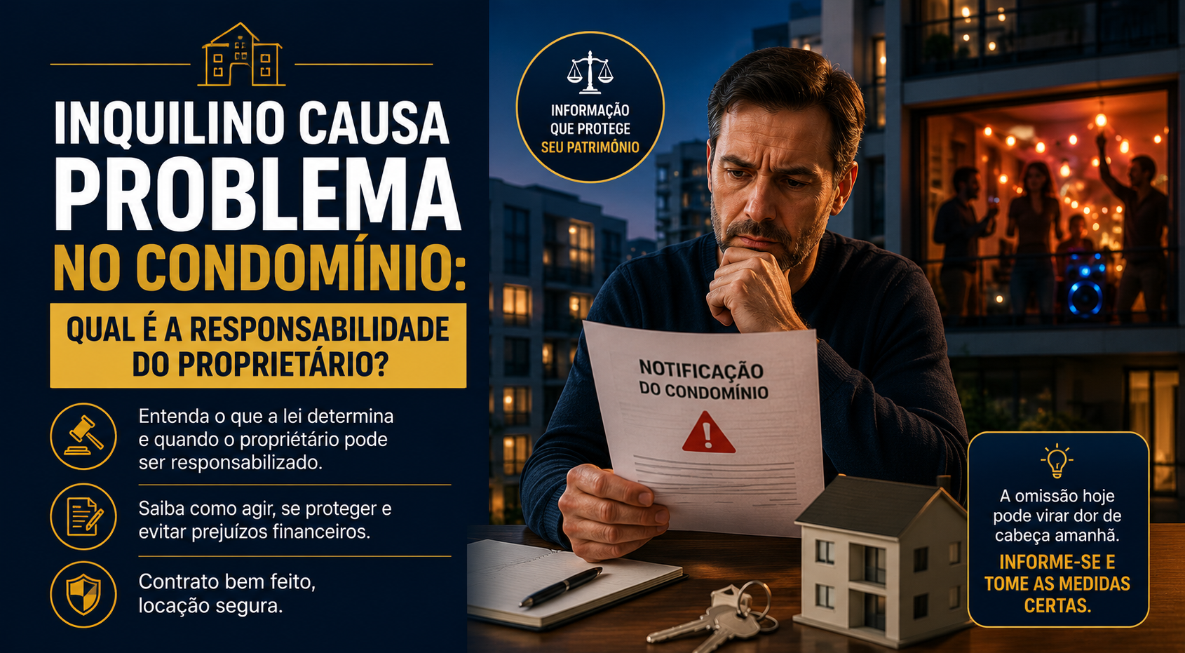Inquilino Causa Problema no Condom&iacute;nio: Qual &eacute; a Responsabilidade do Propriet&aacute;rio?