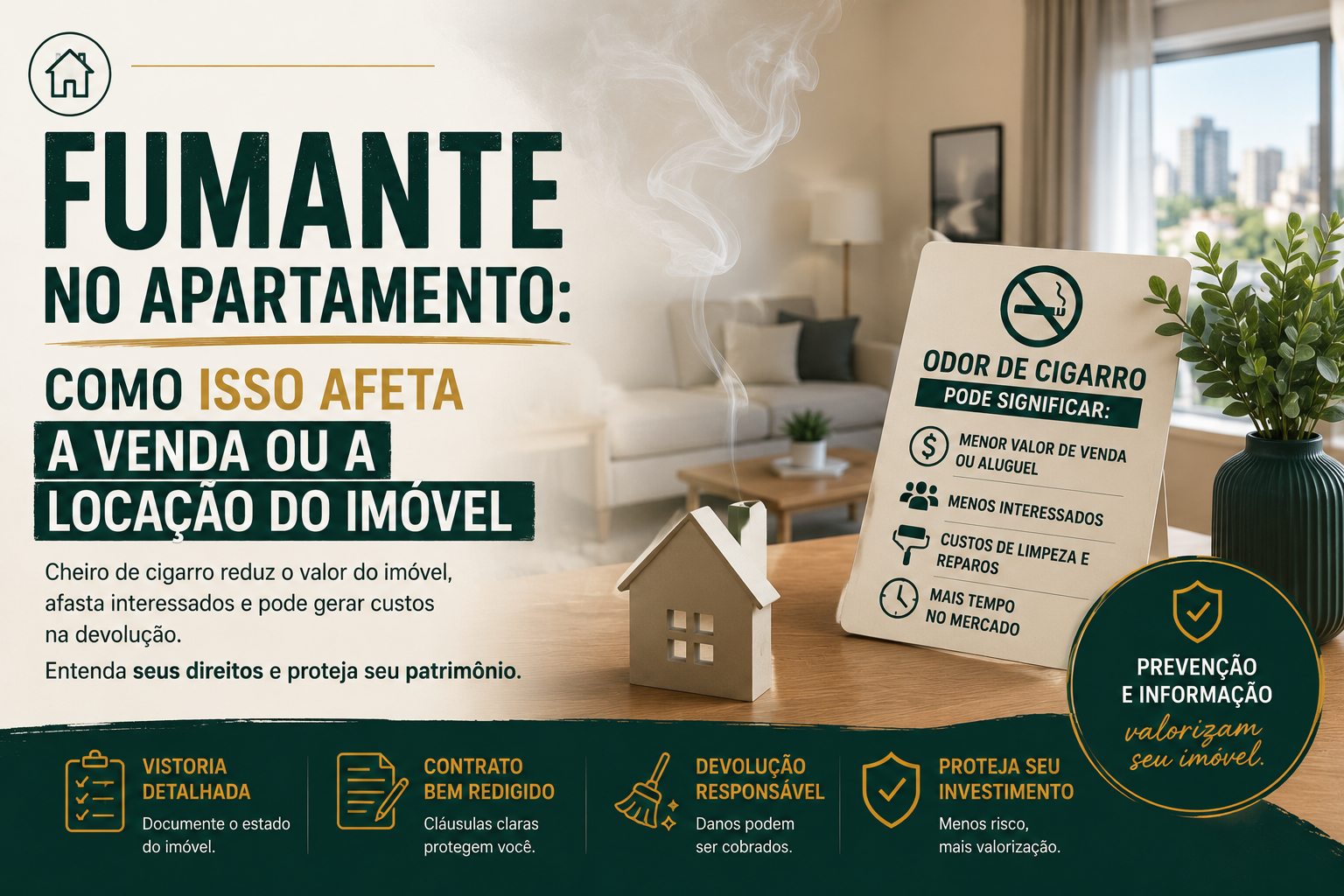 Fumante no Apartamento: Como Isso Afeta a Venda ou a Loca&ccedil;&atilde;o do Im&oacute;vel