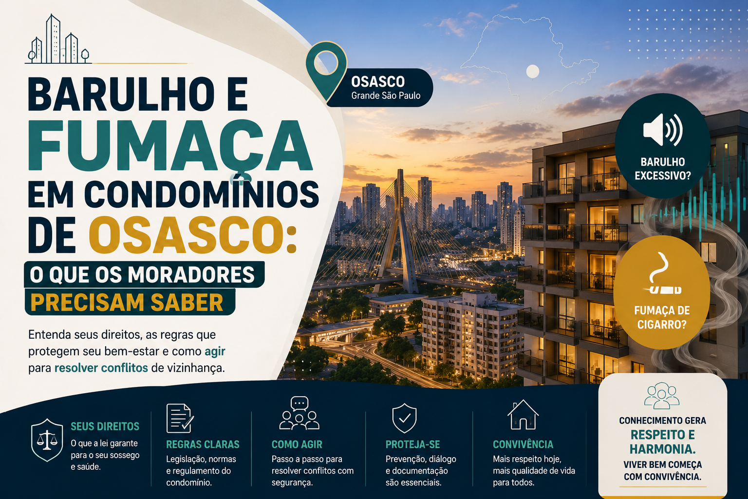 Barulho e Fuma&ccedil;a em Condom&iacute;nios de Osasco: O Que os Moradores Precisam Saber