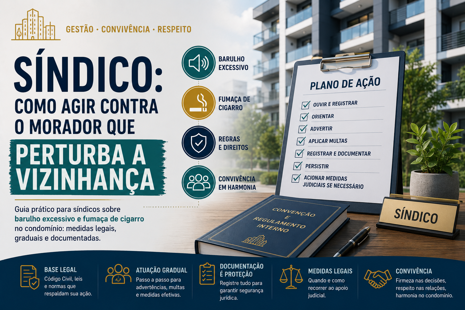 S&iacute;ndico: Como Agir Contra o Morador que Perturba a Vizinhan&ccedil;a